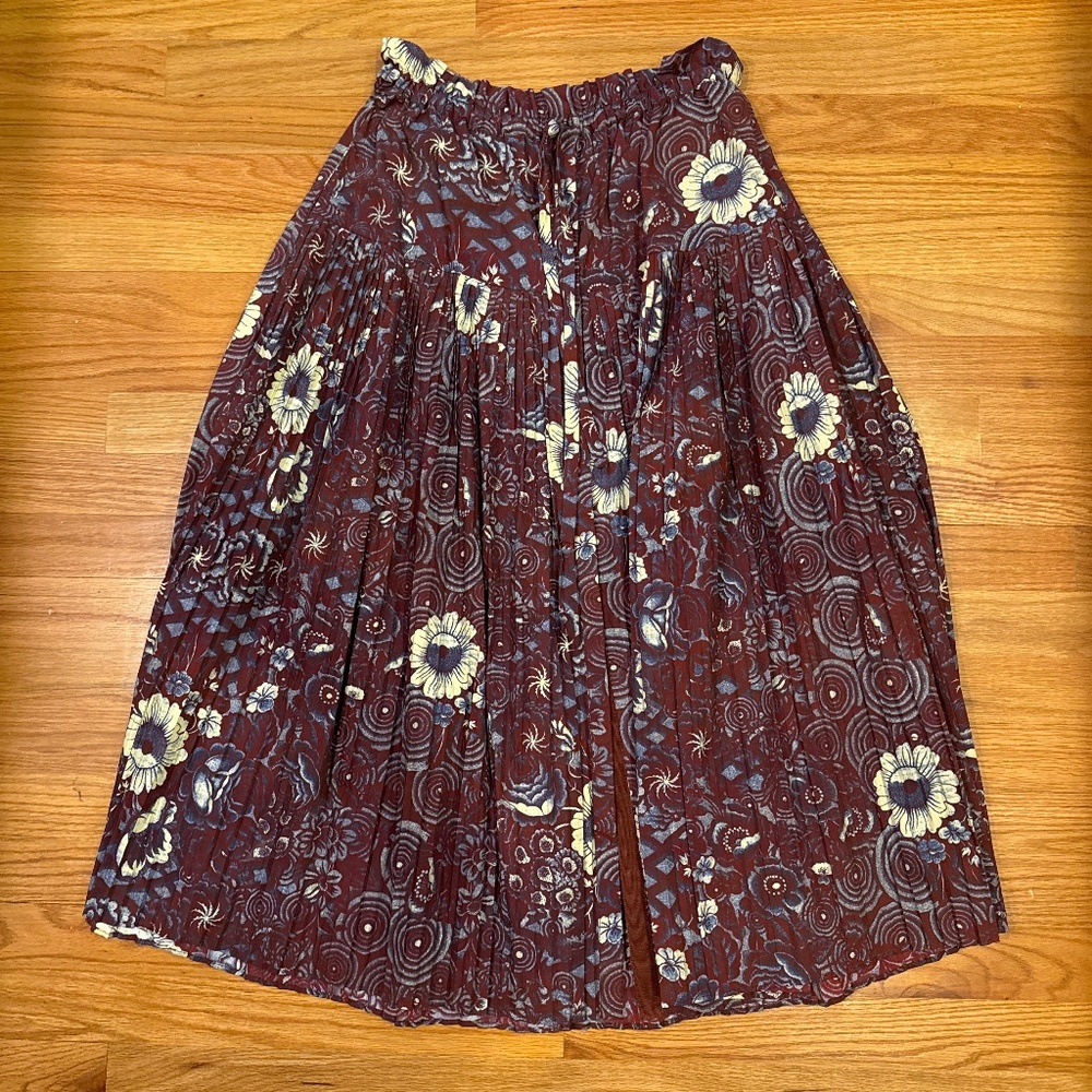 Ulla Johnson poplin drawstring skirt